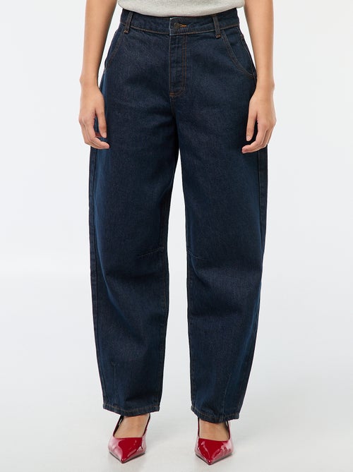 Pantalón denim barrel fit - Kiabi
