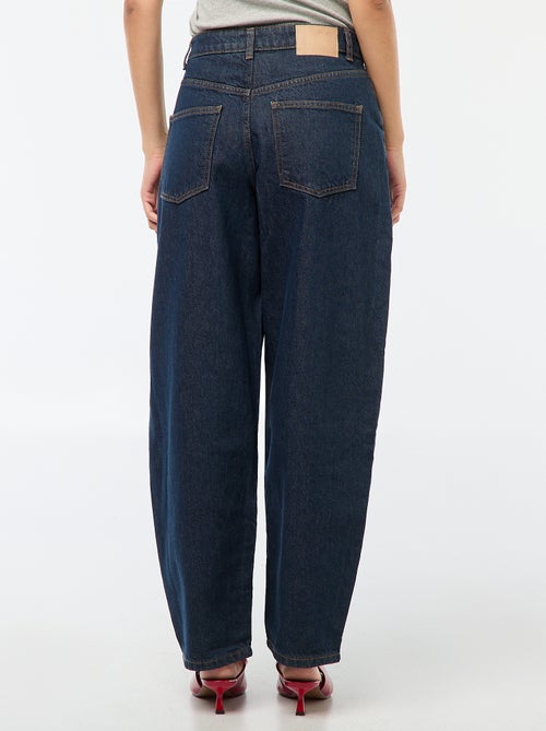 Pantalón denim barrel fit - Kiabi