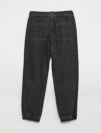 Pantalón denim corte jogger