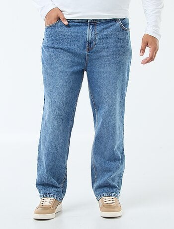 Pantalón denim corte relaxed 5 bolsillos
