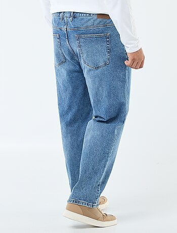 Pantalón denim corte relaxed 5 bolsillos