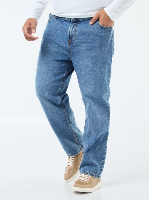 Pantalón denim corte relaxed 5 bolsillos - Kiabi