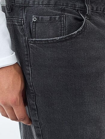 Pantalón denim corte relaxed 5 bolsillos