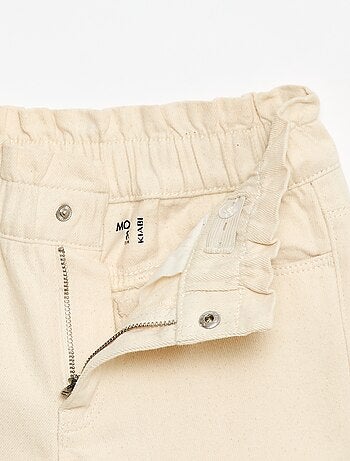 Pantalón denim mom de talle alto