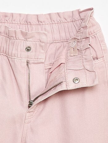 Pantalón denim mom de talle alto