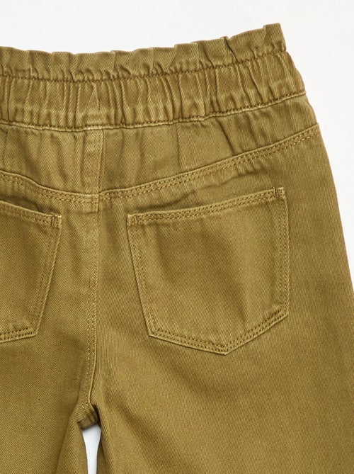 Pantalón denim mom de talle alto - Kiabi