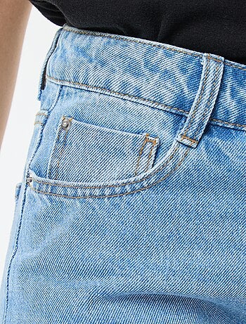 Pantalón denim regular de algodón - L34