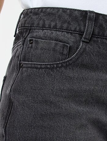 Pantalón denim regular de algodón - L34