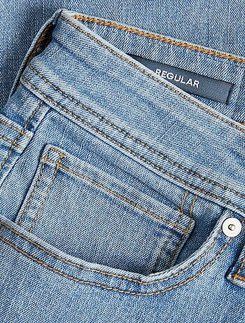 Pantalón denim slim 'JJ rebel' de algodón