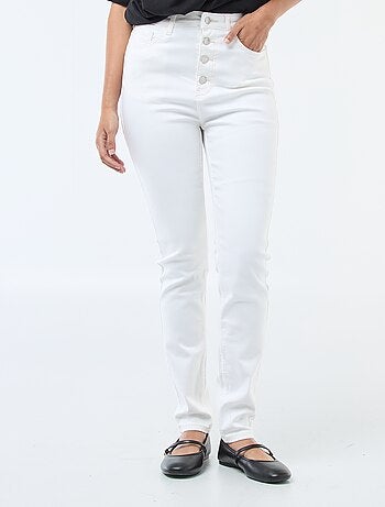 Pantalón denim stretch super skinny de algodón