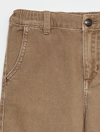 Pantalón denim / vaquero corte globo ancho