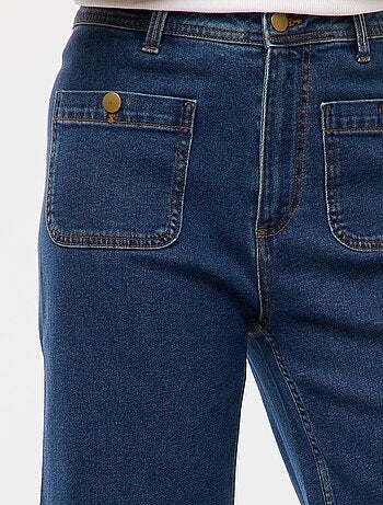 Pantalón denim wide leg