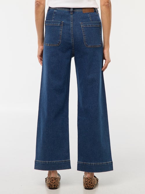 Pantalón denim wide leg - Kiabi