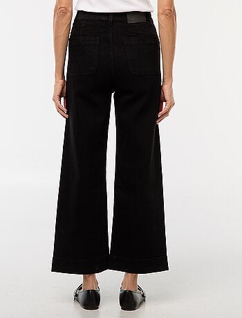 Pantalón denim wide leg