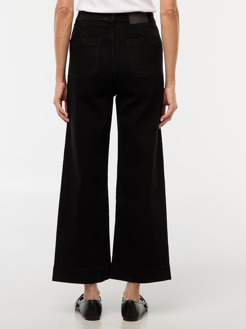 Pantalón denim wide leg - Kiabi