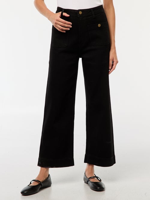 Pantalón denim wide leg - Kiabi