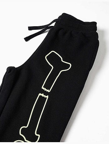 Pantalón deportivo con estampado que brilla en la oscuridad