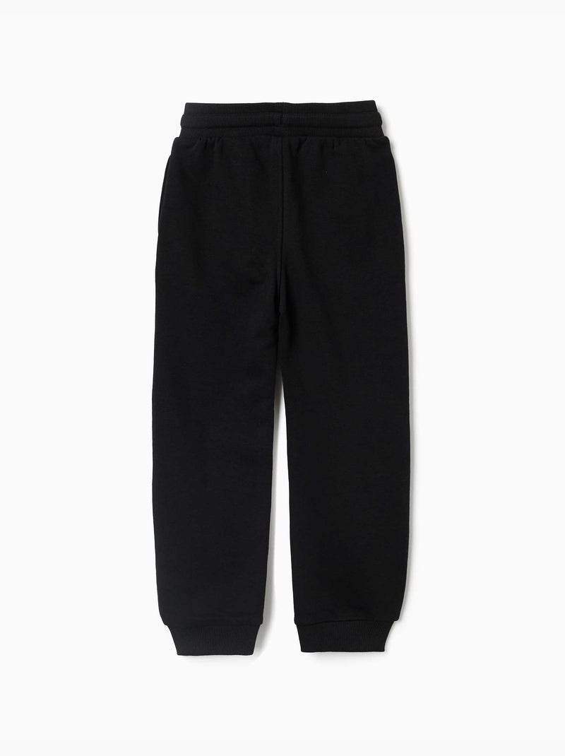 Pantalón deportivo con estampado que brilla en la oscuridad Negro Negro - Kiabi