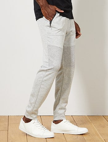 Pantalón deportivo con pespuntes - Kiabi