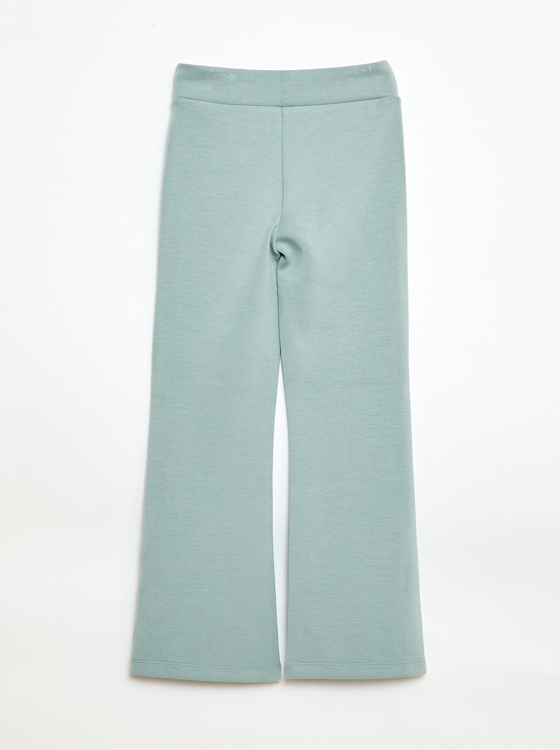 Pantalón deportivo corte flare Azul - Kiabi