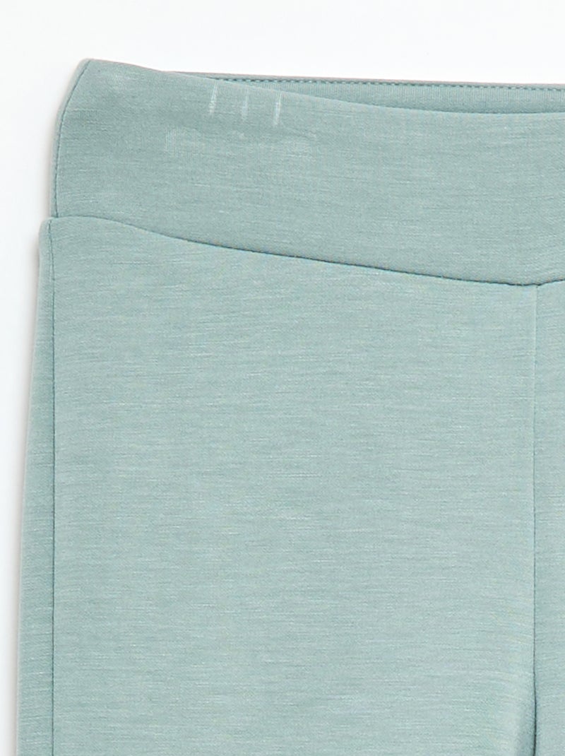 Pantalón deportivo corte flare Azul - Kiabi