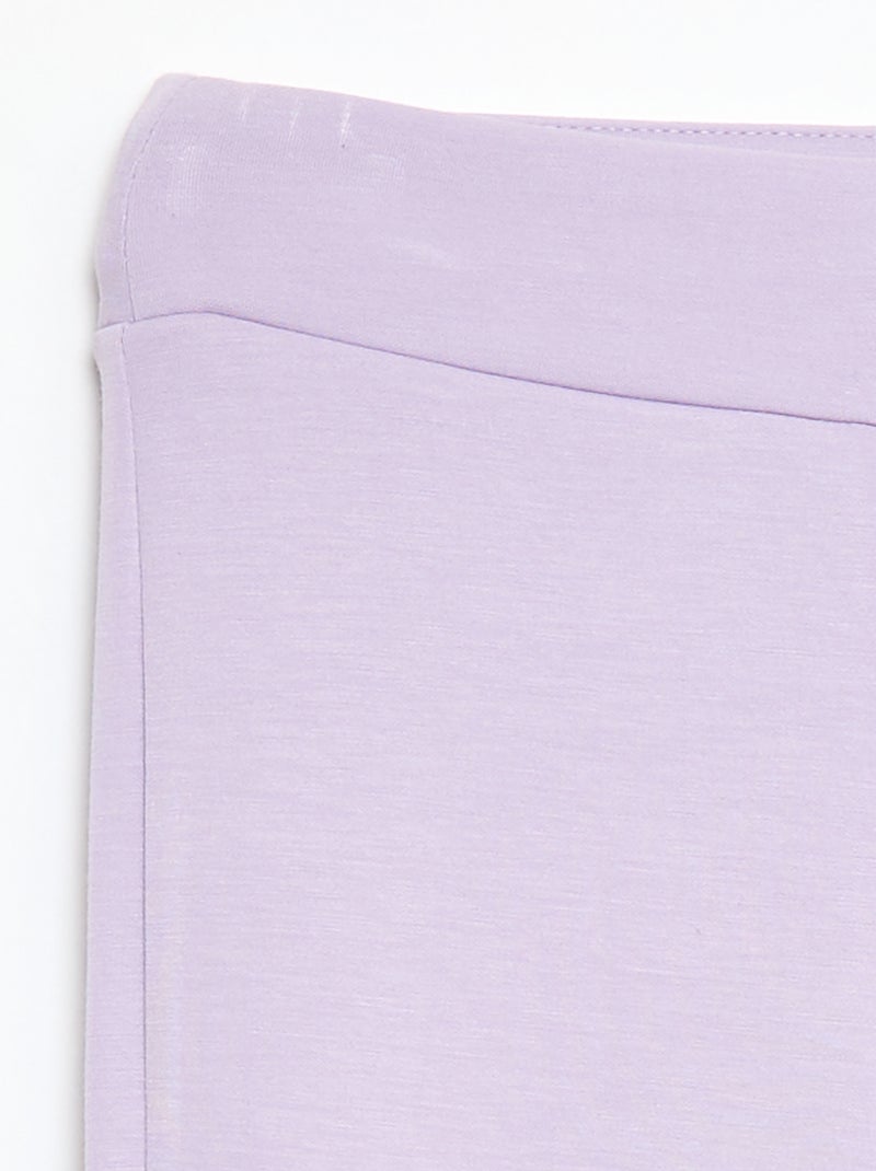 Pantalón deportivo corte flare Rosa - Kiabi