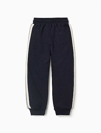 Pantalón deportivo de algodón con cintas a rayas