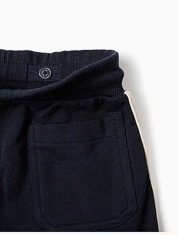 Pantalón deportivo de algodón con cintas a rayas