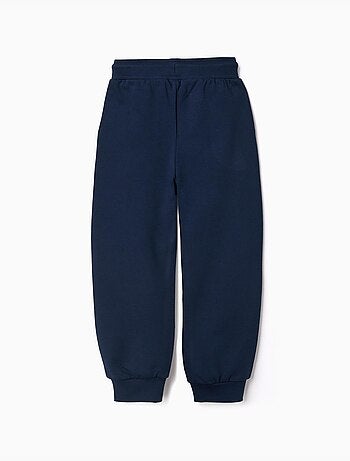 Pantalón deportivo de algodón con estampado Marvel y cordón