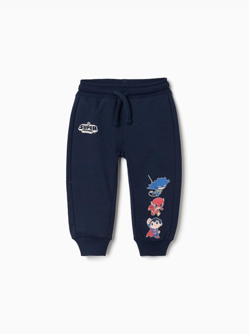 Pantalón deportivo de algodón con estampado Super Friends - Kiabi Pantalón deportivo de algodón con estampado Super Friends - Kiabi