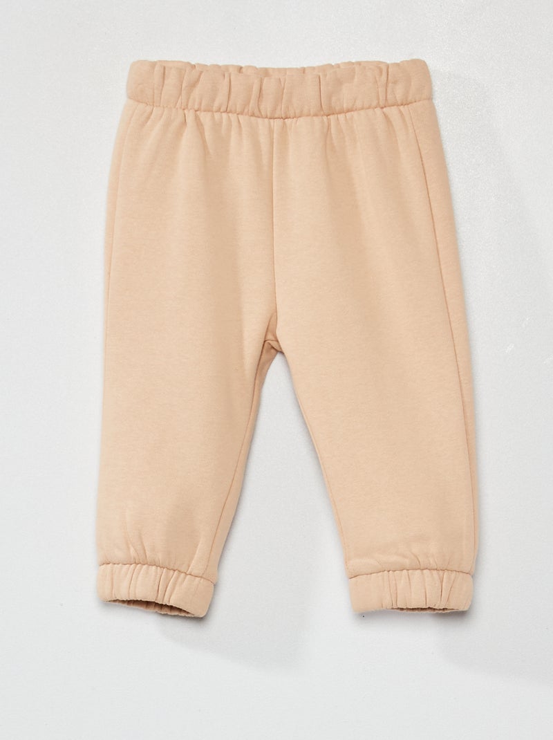 Pantalón deportivo de chándal BEIGE - Kiabi