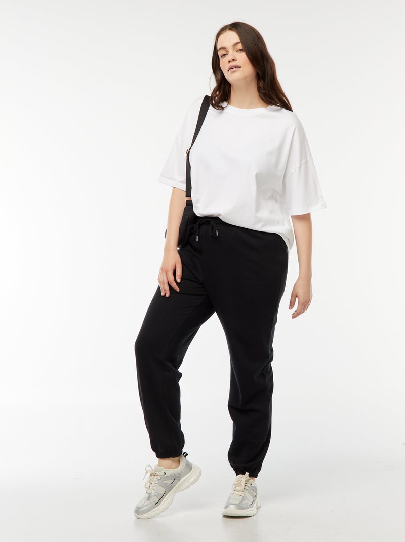 Pantalón deportivo de chándal negro - Kiabi