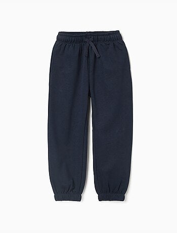 Pantalón deportivo de felpa con cordón y bolsillos