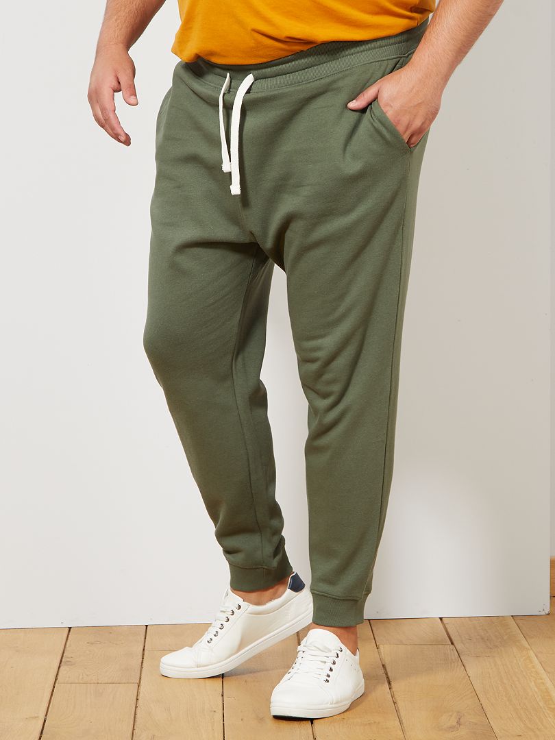 Pantalón deportivo verde tomillo - Kiabi