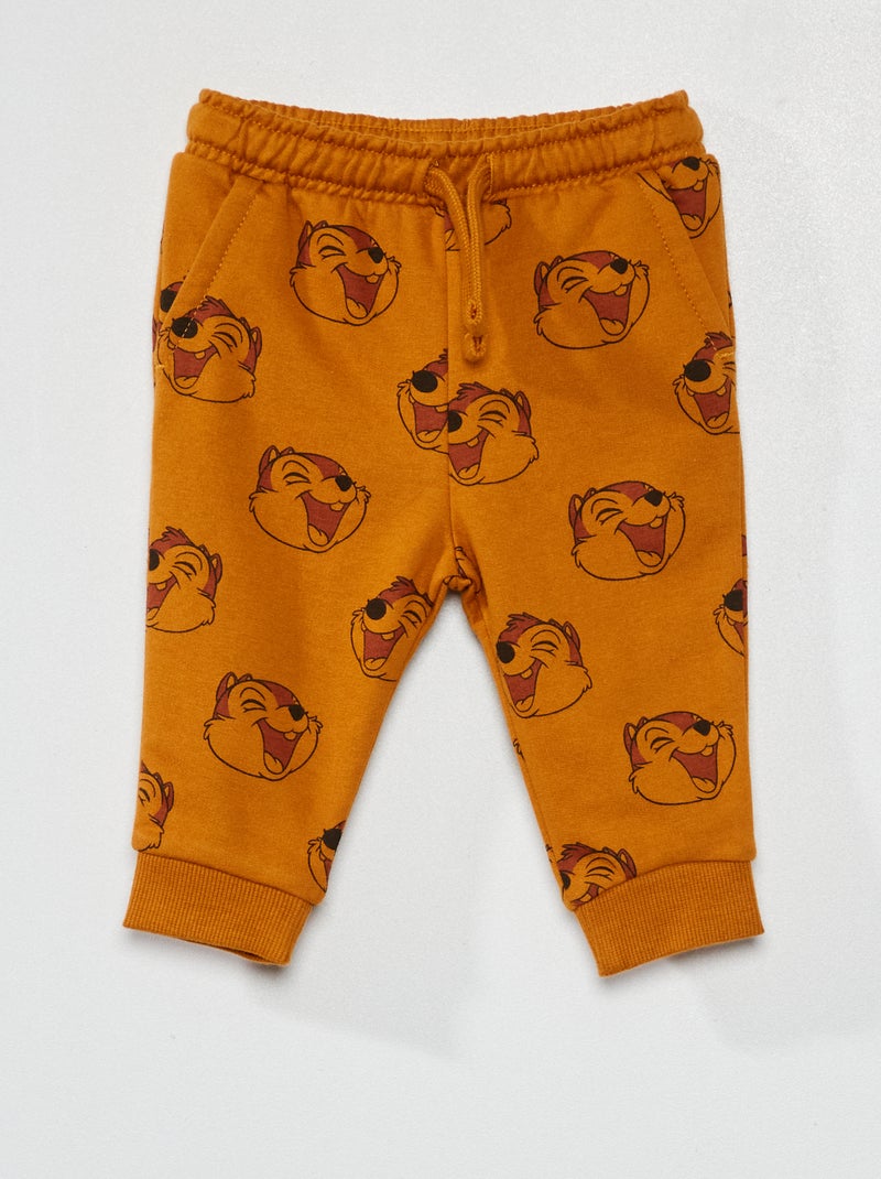 Pantalón 'Disney' de felpa MARRON - Kiabi