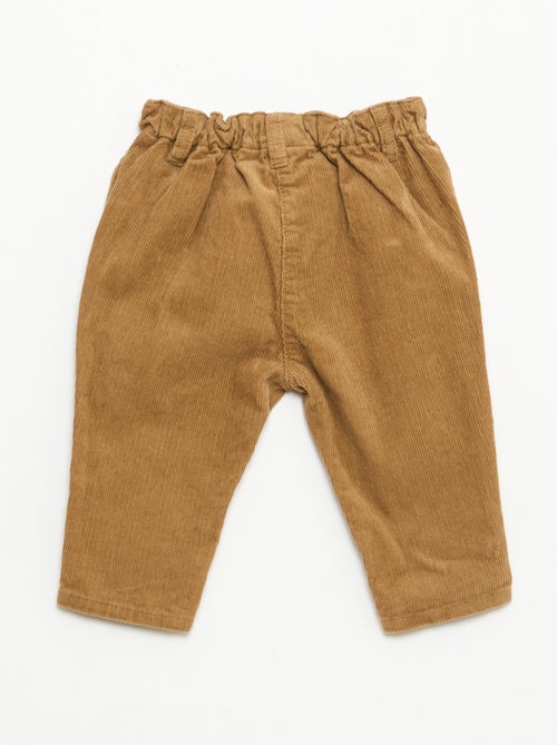 Pantalón 'Disney' 'Mickey' de pana - Kiabi