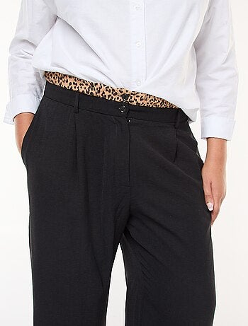 Pantalón efecto calzoncillo leopardo