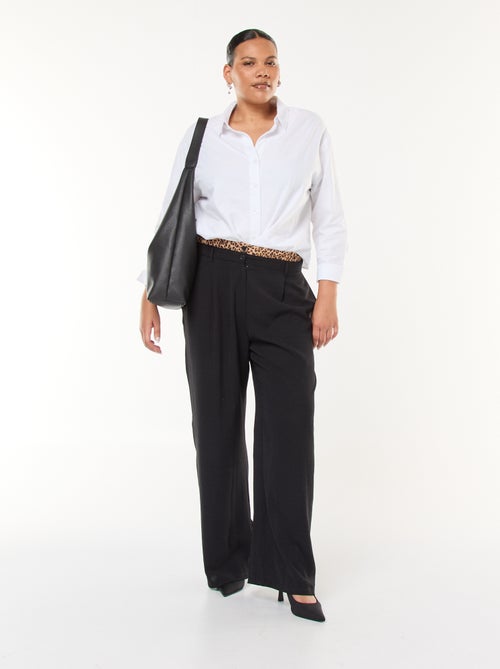 Pantalón efecto calzoncillo leopardo - Kiabi