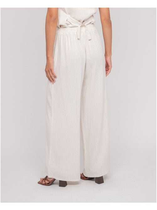 Pantalón efecto lino EVELISE - Kiabi Pantalón efecto lino EVELISE - Kiabi