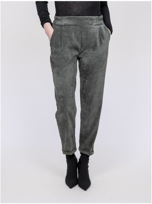 Pantalón efecto terciopelo EBILA - Kiabi