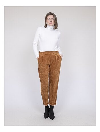 Pantalón efecto terciopelo EBILA