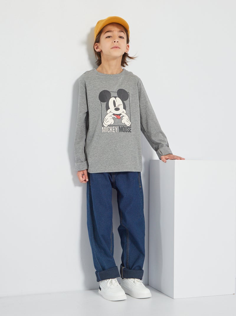Pantalón efecto vaquero AZUL - Kiabi