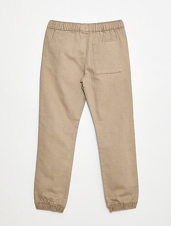 Pantalón elástico de algodón