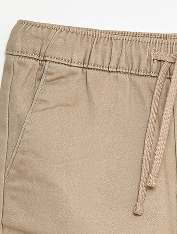 Pantalón elástico de algodón