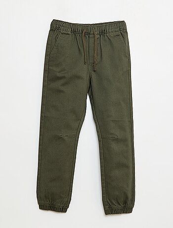 Pantalón elástico de algodón