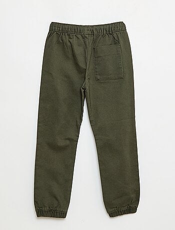 Pantalón elástico de algodón