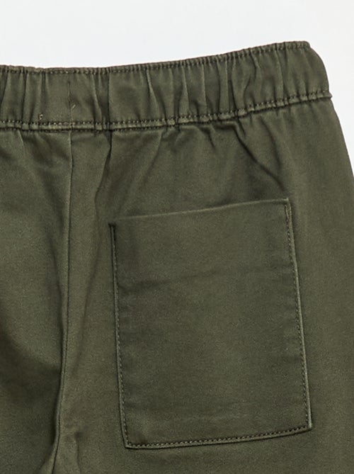 Pantalón elástico de algodón - Kiabi