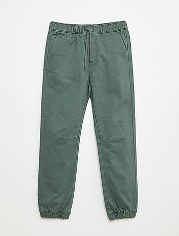 Pantalón elástico de algodón