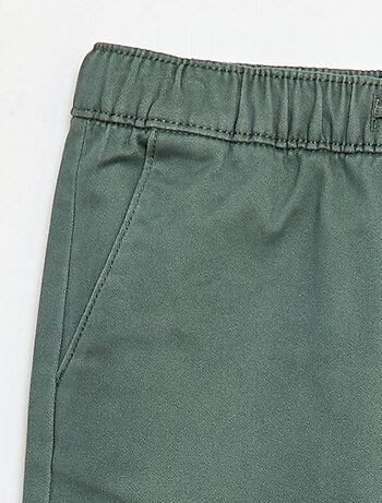 Pantalón elástico de algodón