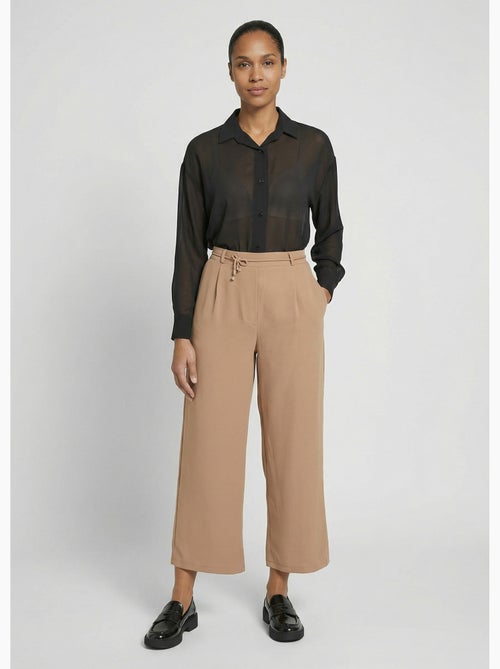 Pantalón elástico de pierna ancha, Essential - Afibel - Kiabi